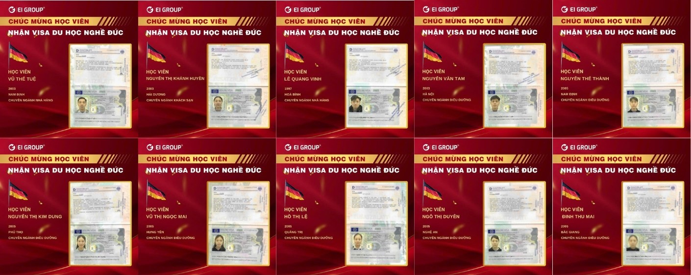 10 visa du học nghề Đức