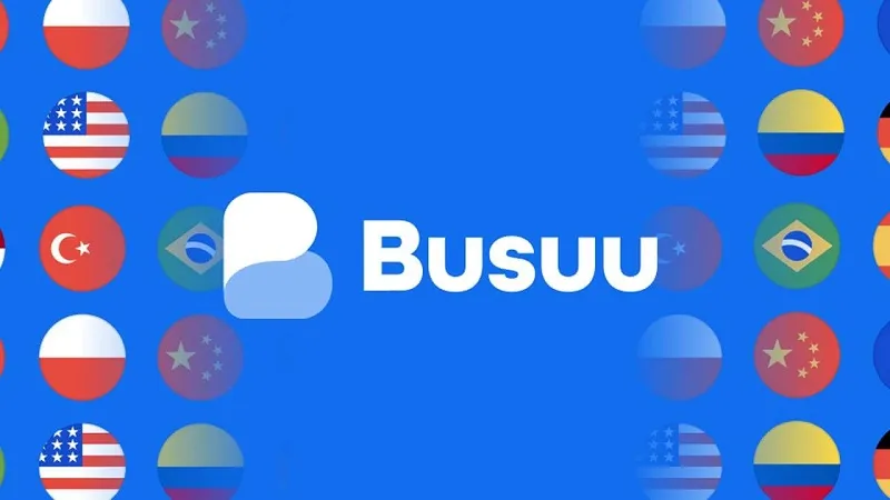 Busuu trên máy tính hay điện thoại đều có lộ trình học rõ ràng từ A1 đến B2