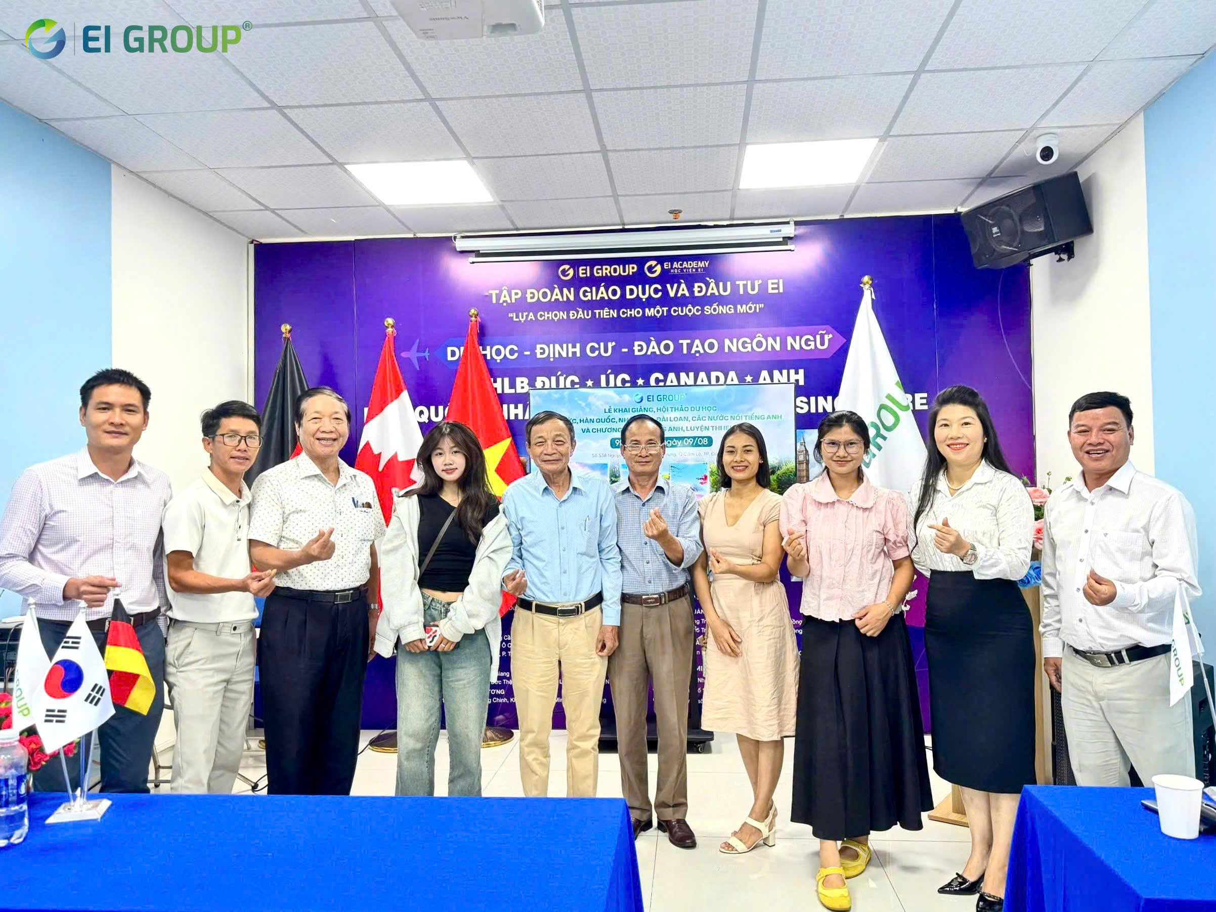 Lễ Khai Giảng và Hội Thảo Du Học Toàn Cầu tại EI Group Đà Nẵng