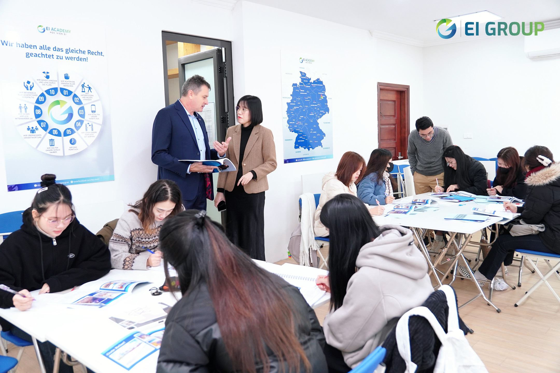 DẤU ẤN ĐẶC BIỆT TẠI BUỔI LÀM VIỆC CỦA EI GROUP VỚI QUÝ ĐỐI TÁC CHLB ĐỨC VÀ ĐÀI LOAN
