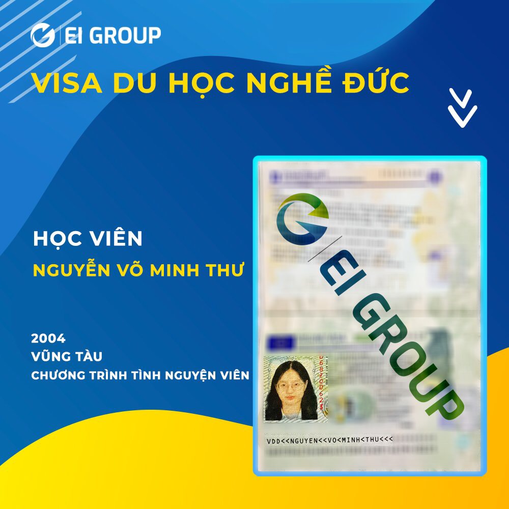 GỬI ƯỚC MƠ VÀO NHỮNG CHIẾC VISA, CHINH PHỤC CHLB ĐỨC CÙNG EI GROUP