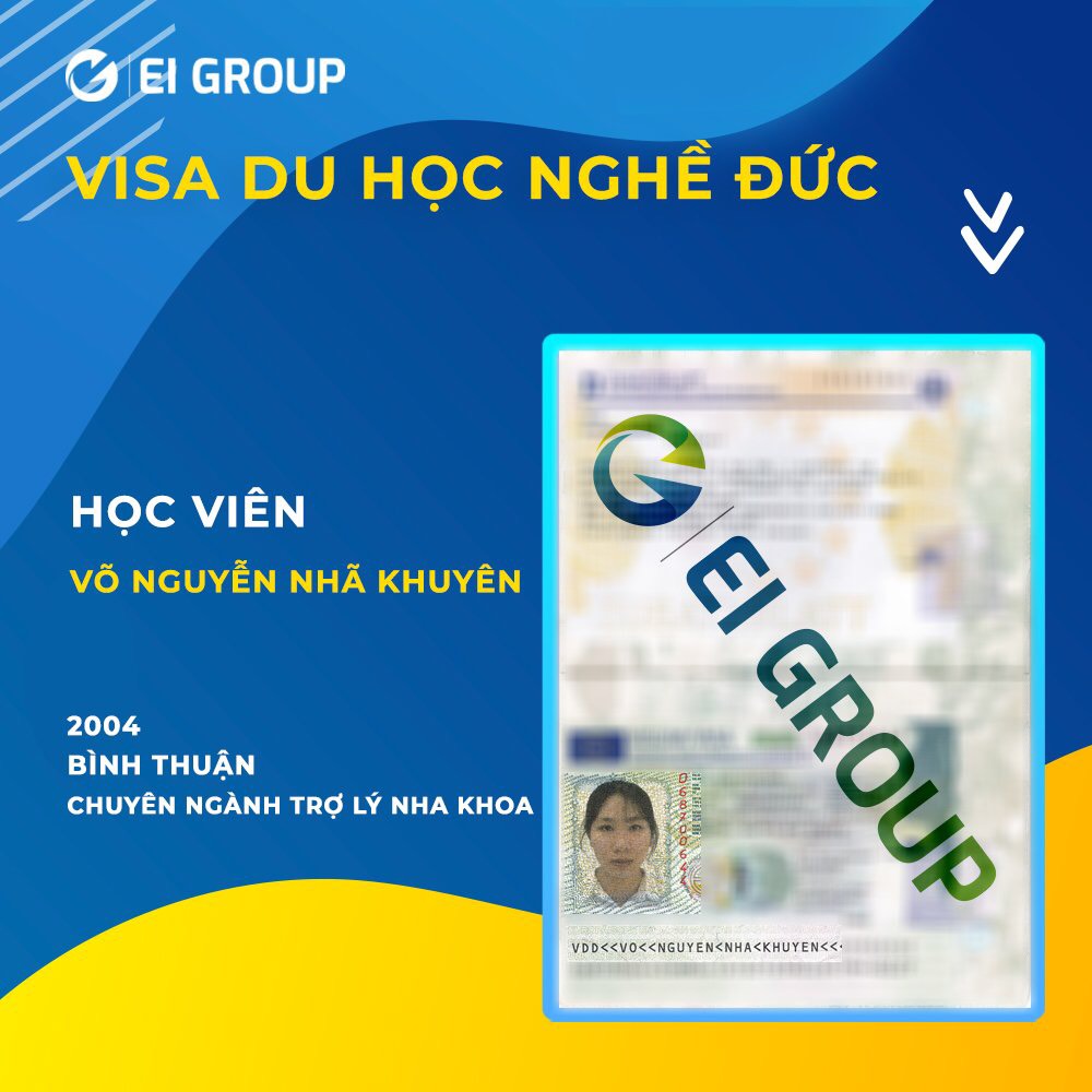 GỬI ƯỚC MƠ VÀO NHỮNG CHIẾC VISA, CHINH PHỤC CHLB ĐỨC CÙNG EI GROUP