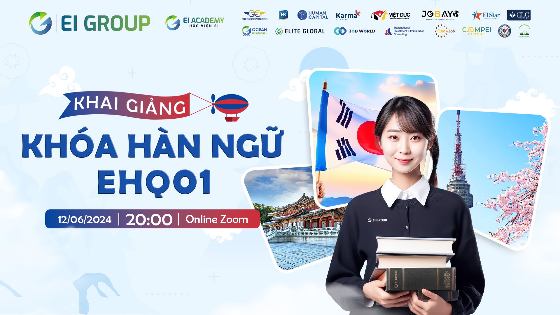 Khai Giảng Khóa Hàn Ngữ EHQ01: 'Nâng Tầm Kiến Thức, Chạm Đến Thành Công'