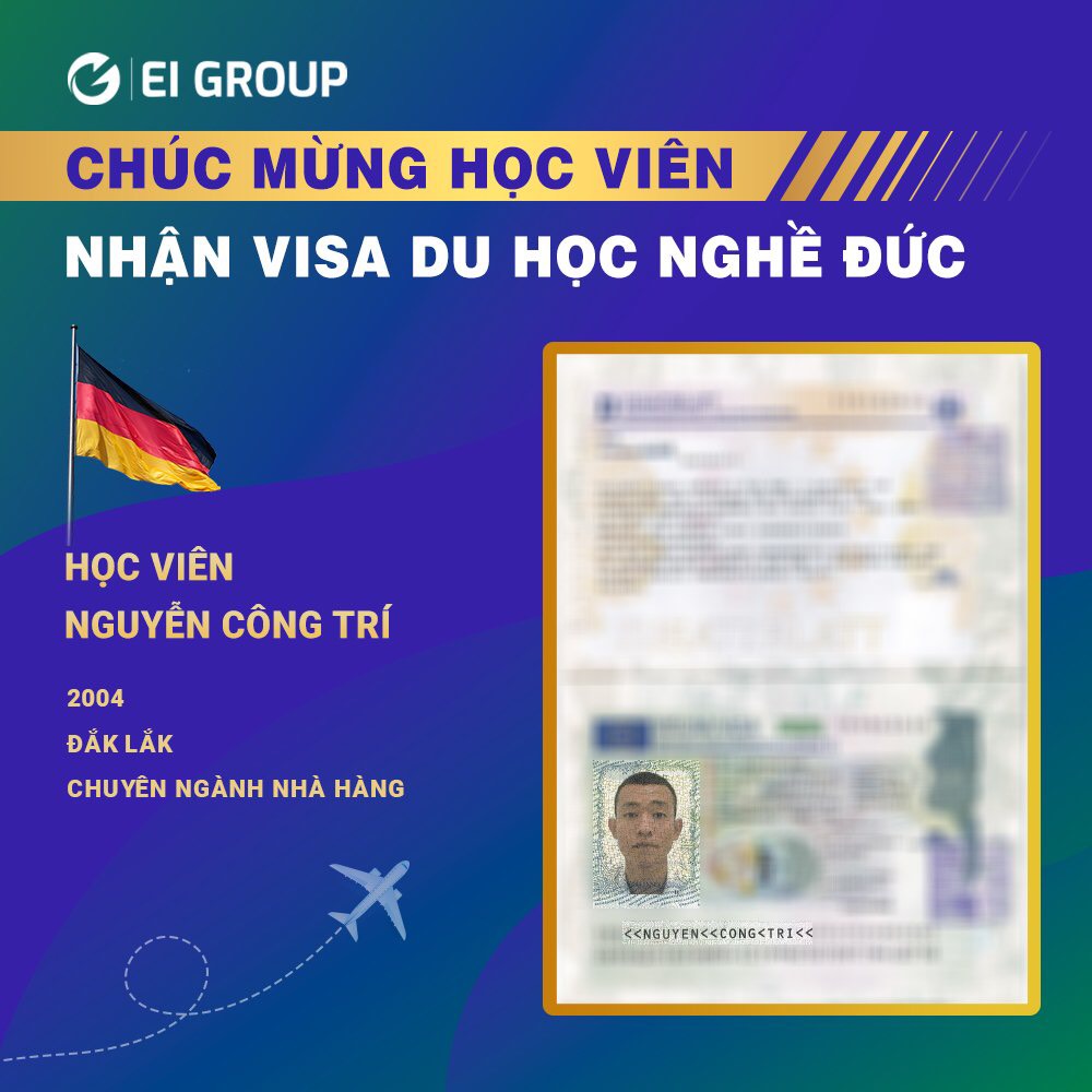 VISA DU HỌC NGHỀ ĐỨC: THỎA SỨC BAY XA CÙNG EI GROUP