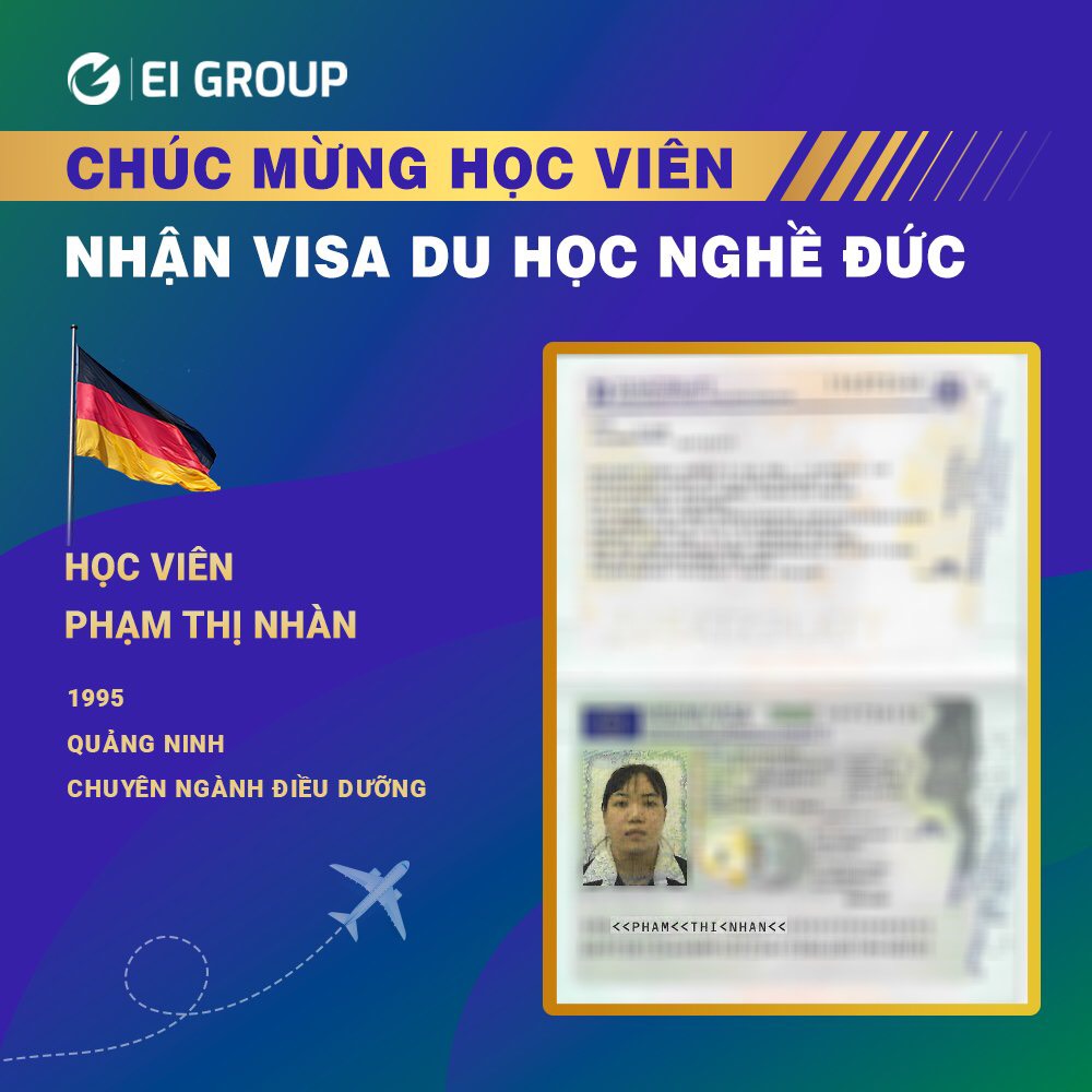 VISA DU HỌC NGHỀ ĐỨC: THỎA SỨC BAY XA CÙNG EI GROUP