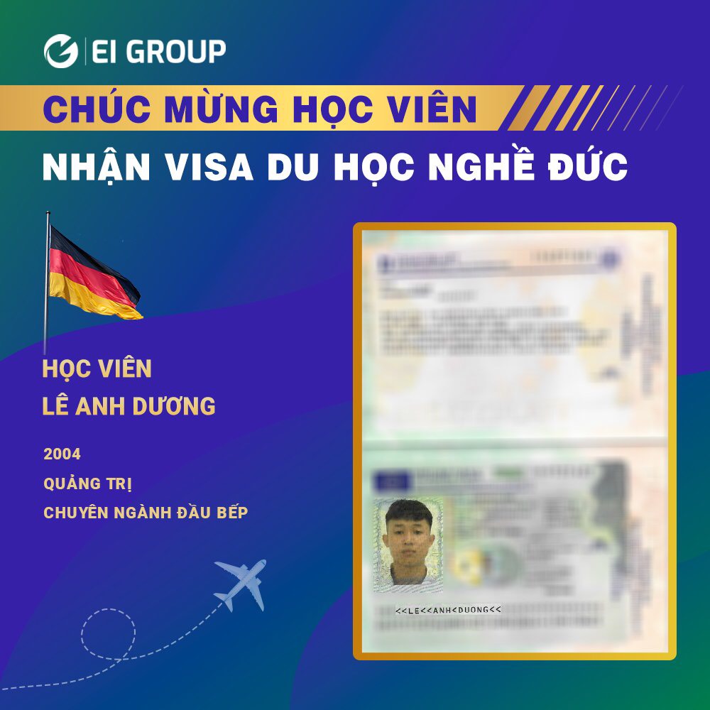 VISA DU HỌC NGHỀ ĐỨC: THỎA SỨC BAY XA CÙNG EI GROUP