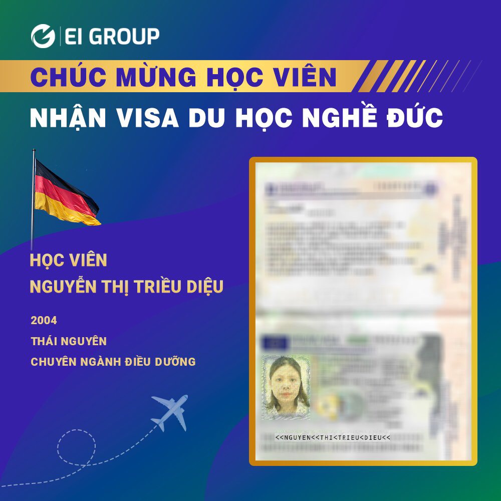 VISA DU HỌC NGHỀ ĐỨC: THỎA SỨC BAY XA CÙNG EI GROUP