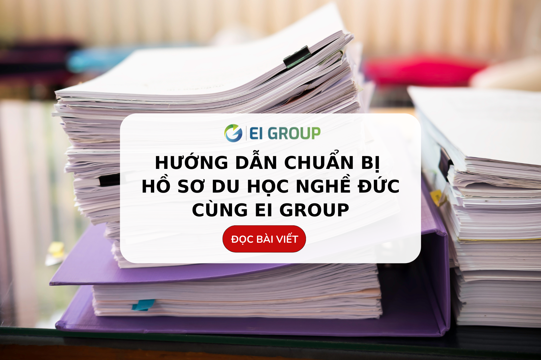 chuẩn bị hồ sơ du học nghề Đức