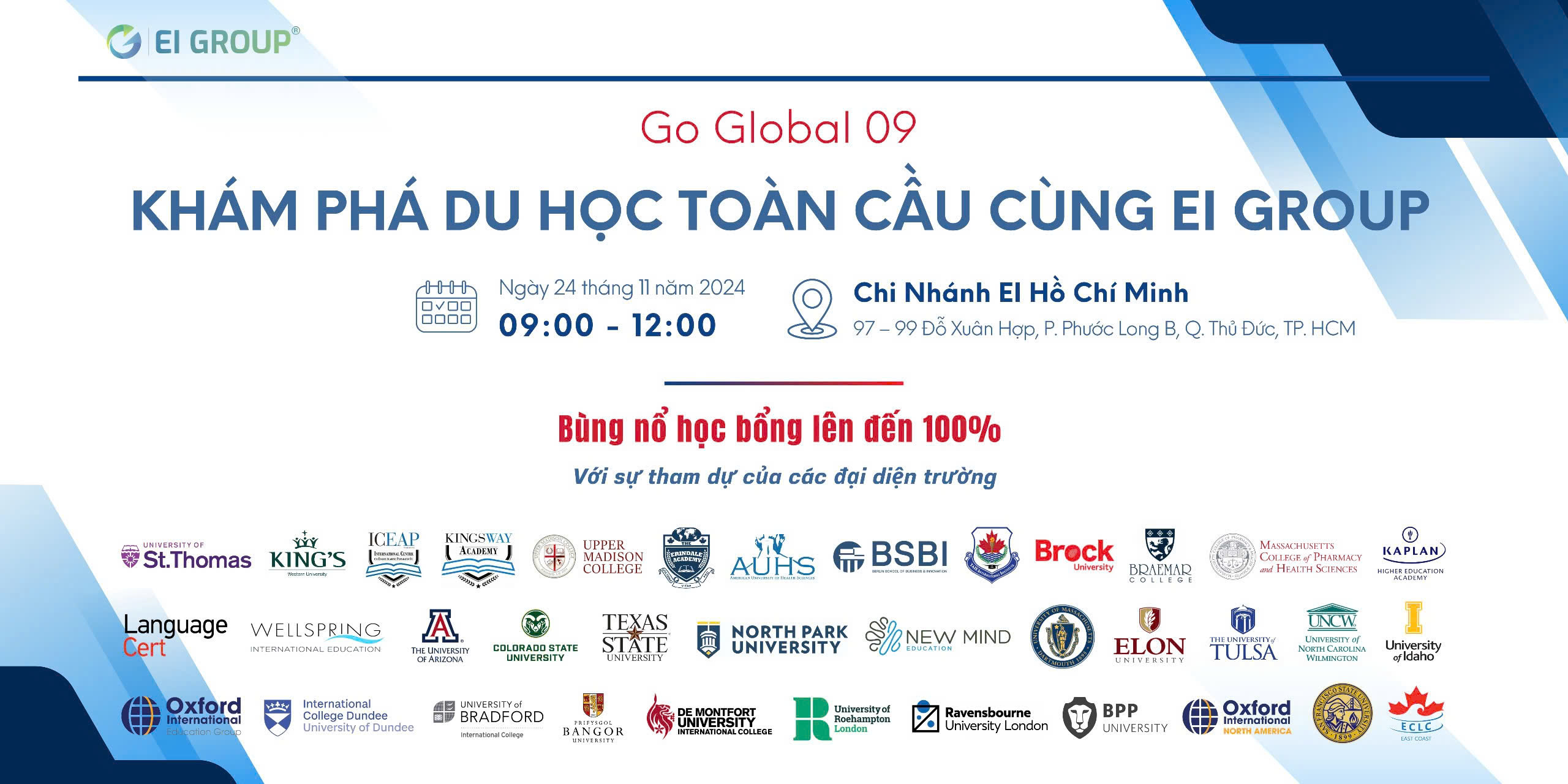 GO GLOBAL 09 KHÁM PHÁ DU HỌC TOÀN CẦU CÙNG EI GROUP