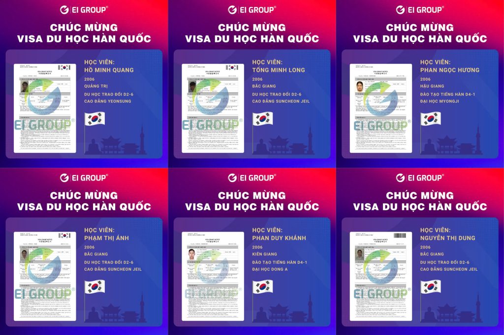 visa du học hàn quốc tháng 3/2-25