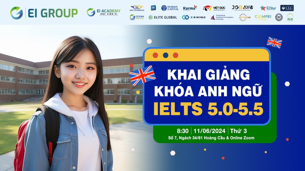 Khai Giảng Khóa Anh Ngữ IELTS 5.0-5.5