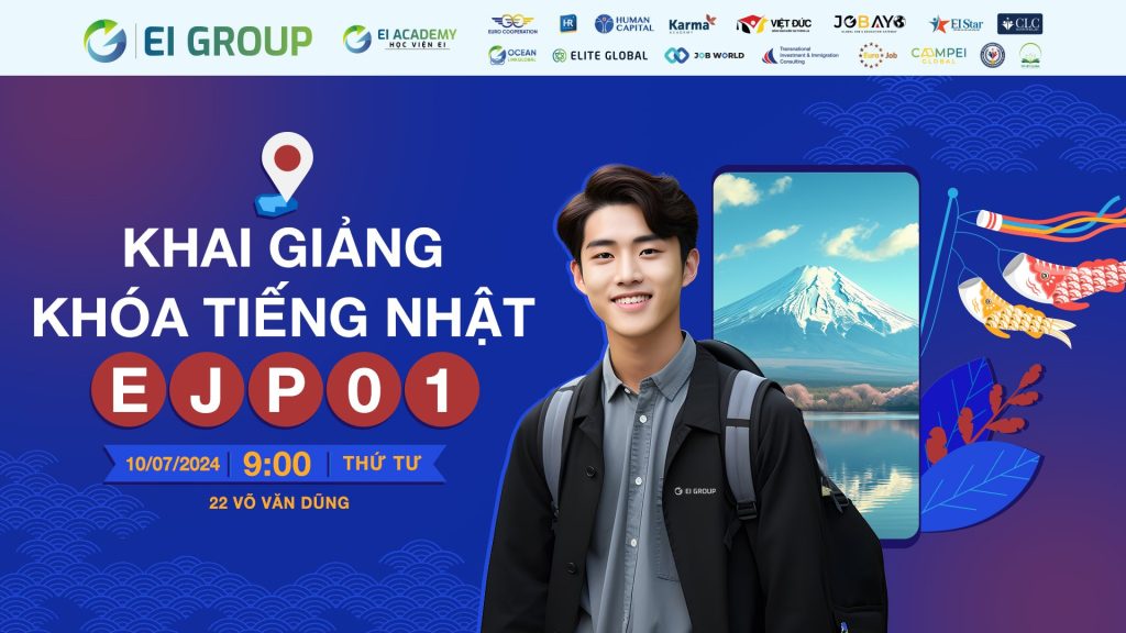 KHAI GIẢNG KHÓA TIẾNG NHẬT BẢN EJP01: "CÙNG QUYẾT TÂM
