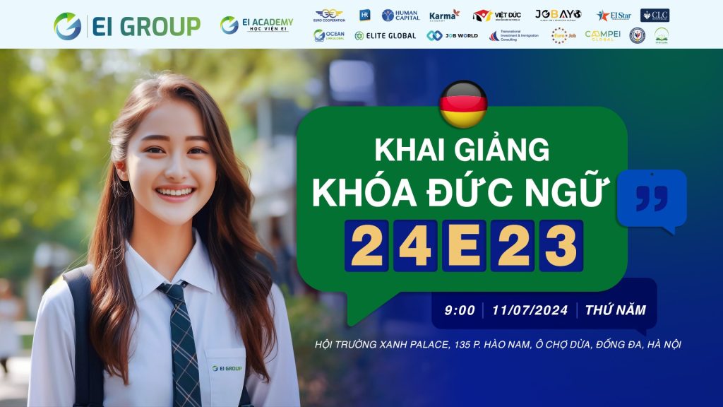 Khai Giảng Khóa Đức Ngữ 24E23|Thư mời tham dự Khai Giảng Khóa Đức Ngữ 24E23