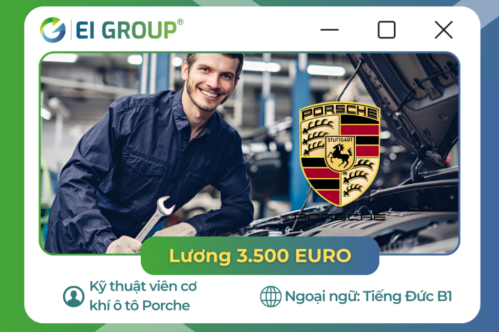 Kỹ thuật viên ô tô Porsche|Kỹ thuật viên ô tô Porsche