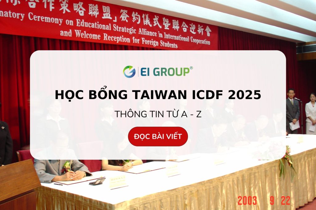 Học bổng Taiwan ICDF|Học bổng Taiwan ICDF 1|Học bổng Taiwan ICDF 2