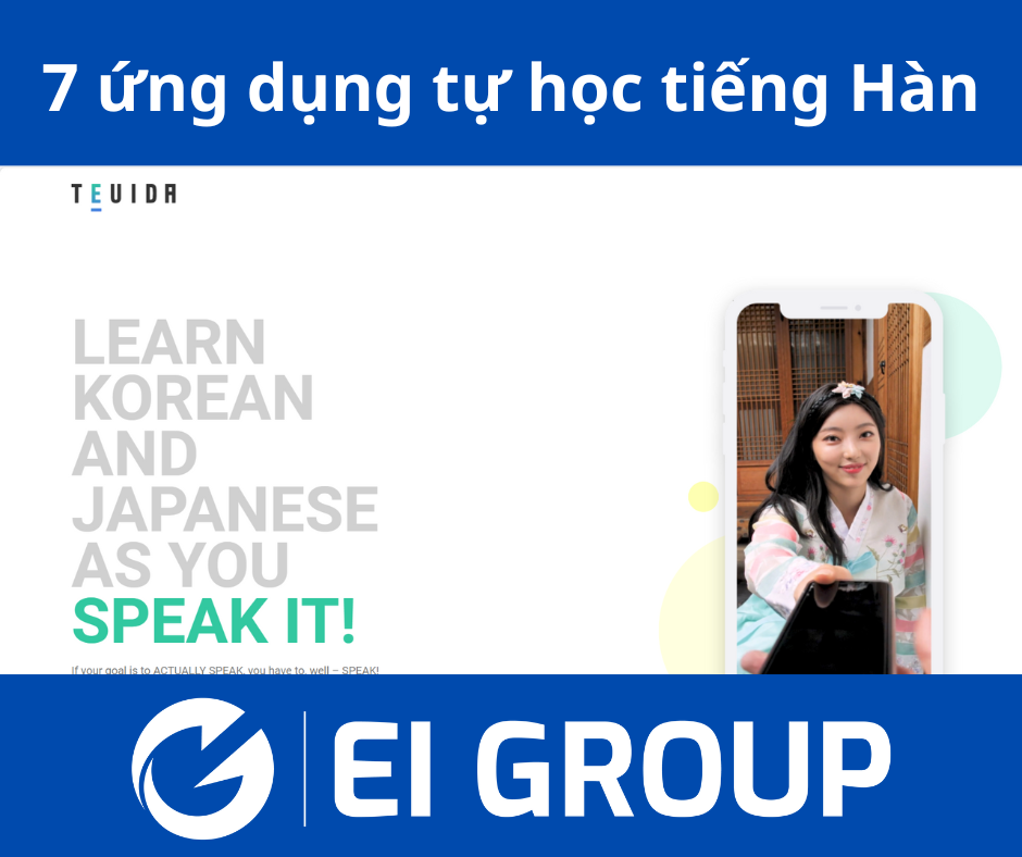 Top 7 ứng dụng học tiếng Hàn tốt nhất cho người mới bắt đầu|Naver Dictionary|LingoDeer|Học tiếng Hàn mỗi ngày – Awabe|Mondly|Eggbun|Teuida|Memrise