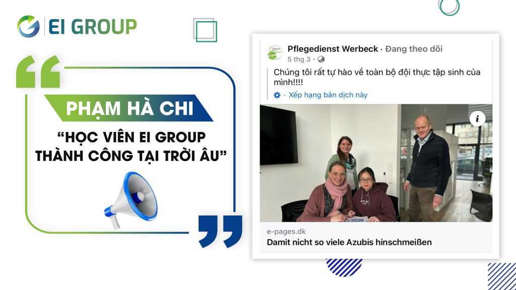 HỌC VIÊN EI GROUP THÀNH CÔNG TẠI TRỜI ÂU