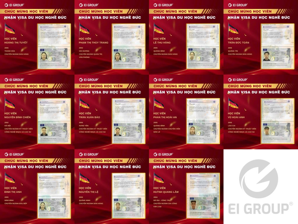 11 học viên visa du học nghề đức tháng 7