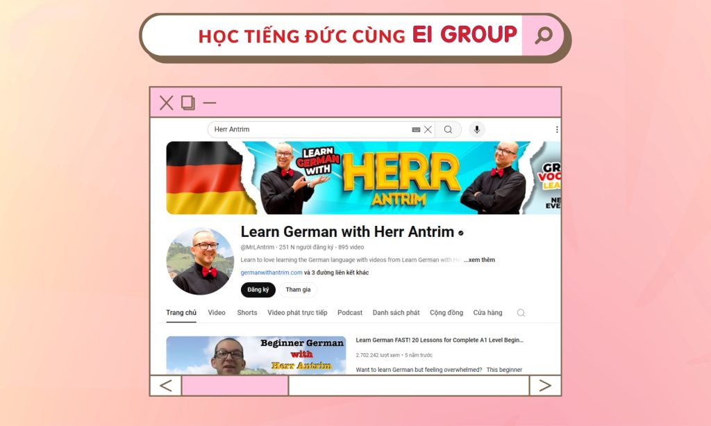 Bật mí kênh YouTube học tiếng Đức giúp luyện nghe, nói 'chuẩn như người bản xứ'